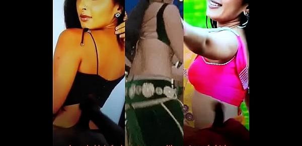  Anushka shetty cum tribute 3 multiple massive big screen